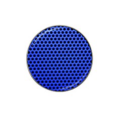 Metallic Mesh Screen-blue Hat Clip Ball Marker (4 Pack) by impacteesstreetweareight