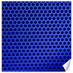 Metallic Mesh Screen-blue Canvas 12  X 12  by impacteesstreetweareight