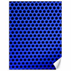 Metallic Mesh Screen-blue Canvas 18  X 24  by impacteesstreetweareight