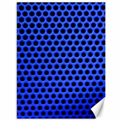 Metallic Mesh Screen-blue Canvas 36  X 48  by impacteesstreetweareight