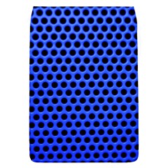 Metallic Mesh Screen-blue Removable Flap Cover (l) by impacteesstreetweareight