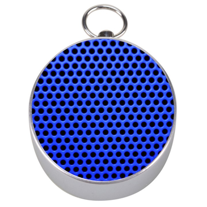 Metallic Mesh Screen-blue Silver Compasses