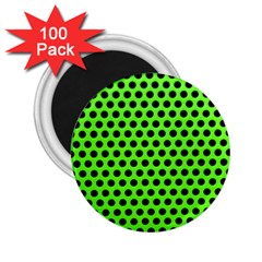 Metallic Mesh Screen-green 2 25  Magnets (100 Pack)  by impacteesstreetweareight