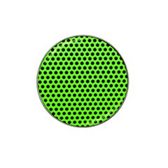 Metallic Mesh Screen-green Hat Clip Ball Marker