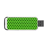 Metallic Mesh Screen-green Portable USB Flash (Two Sides) Front