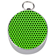 Metallic Mesh Screen-green Silver Compasses by impacteesstreetweareight