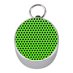 Metallic Mesh Screen-green Mini Silver Compasses by impacteesstreetweareight