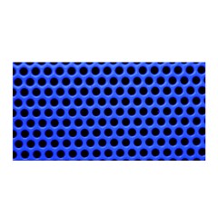 Metallic Mesh Screen-blue Satin Wrap by impacteesstreetweareight