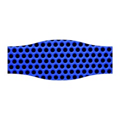 Metallic Mesh Screen-blue Stretchable Headband by impacteesstreetweareight