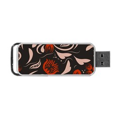 Folk Flowers Pattern Floral Surface Design Seamless Pattern Portable Usb Flash (one Side) by Eskimos