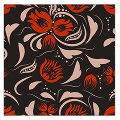 Folk Flowers Pattern Floral Surface Design Seamless Pattern Large Satin Scarf (square) by Eskimos