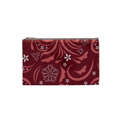 Folk Flowers Pattern Floral Surface Design Seamless Pattern Cosmetic Bag (small) by Eskimos