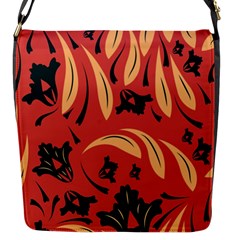 Folk Flowers Pattern Floral Surface Design Seamless Pattern Flap Closure Messenger Bag (s) by Eskimos