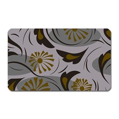 Folk Flowers Pattern Floral Surface Design Seamless Pattern Magnet (rectangular) by Eskimos