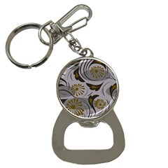 Folk Flowers Pattern Floral Surface Design Seamless Pattern Bottle Opener Key Chain by Eskimos