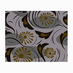 Folk Flowers Pattern Floral Surface Design Seamless Pattern Small Glasses Cloth (2 Sides) by Eskimos