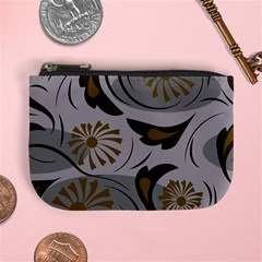 Folk Flowers Pattern Floral Surface Design Seamless Pattern Mini Coin Purse by Eskimos