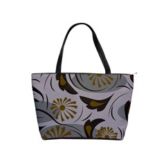 Folk Flowers Pattern Floral Surface Design Seamless Pattern Classic Shoulder Handbag by Eskimos