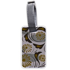 Folk Flowers Pattern Floral Surface Design Seamless Pattern Luggage Tag (one Side) by Eskimos