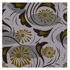 Folk Flowers Pattern Floral Surface Design Seamless Pattern Large Satin Scarf (square) by Eskimos