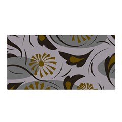 Folk Flowers Pattern Floral Surface Design Seamless Pattern Satin Wrap by Eskimos