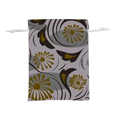 Folk Flowers Pattern Floral Surface Design Seamless Pattern Lightweight Drawstring Pouch (l) by Eskimos