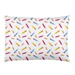 Multicolored Pencils And Erasers Pillow Case 26.62 x18.9  Pillow Case