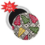 Leaves Foliage Batik Seamless 2.25  Magnets (100 pack)  Front