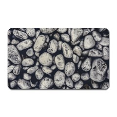 White Rocks Close Up Pattern Photo Magnet (rectangular) by dflcprintsclothing