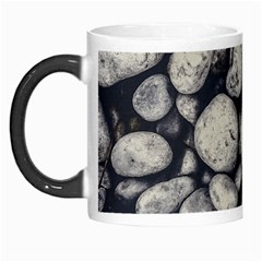 White Rocks Close Up Pattern Photo Morph Mugs by dflcprintsclothing