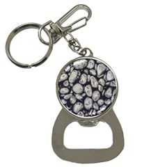 White Rocks Close Up Pattern Photo Bottle Opener Key Chain by dflcprintsclothing