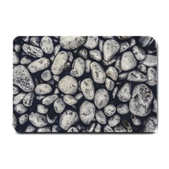 White Rocks Close Up Pattern Photo Small Doormat  by dflcprintsclothing