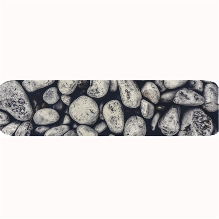 White Rocks Close Up Pattern Photo Large Bar Mats