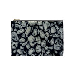 White Rocks Close Up Pattern Photo Cosmetic Bag (medium) by dflcprintsclothing