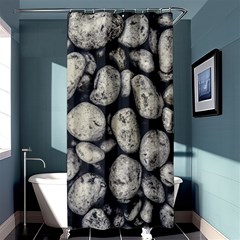 White Rocks Close Up Pattern Photo Shower Curtain 36  X 72  (stall)  by dflcprintsclothing