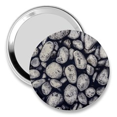 White Rocks Close Up Pattern Photo 3  Handbag Mirrors by dflcprintsclothing