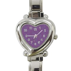 Metallic Mesh Screen 2 Heart Italian Charm Watch by impacteesstreetweareight