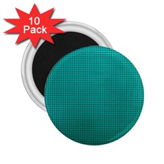 Metallic Mesh Screen 2-blue 2 25  Magnets (10 Pack)  by impacteesstreetweareight