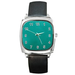 Metallic Mesh Screen 2-blue Square Metal Watch by impacteesstreetweareight