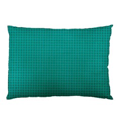 Metallic Mesh Screen 2-blue Pillow Case (two Sides) by impacteesstreetweareight