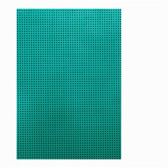 Metallic Mesh Screen 2-blue Small Garden Flag (two Sides)