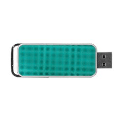 Metallic Mesh Screen 2-blue Portable Usb Flash (two Sides) by impacteesstreetweareight