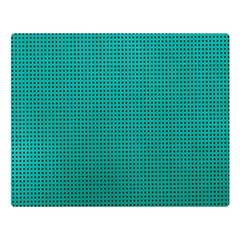 Metallic Mesh Screen 2-blue Double Sided Flano Blanket (large)  by impacteesstreetweareight