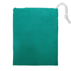 Metallic Mesh Screen 2-blue Drawstring Pouch (4xl) by impacteesstreetweareight