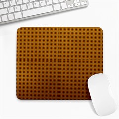 Metallic Mesh Screen 2-gold Large Mousepads by impacteesstreetweareight