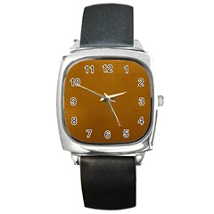 Metallic Mesh Screen 2-gold Square Metal Watch by impacteesstreetweareight