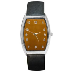 Metallic Mesh Screen 2-gold Barrel Style Metal Watch by impacteesstreetweareight