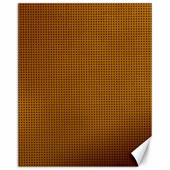 Metallic Mesh Screen 2-gold Canvas 16  X 20  by impacteesstreetweareight