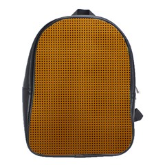 Metallic Mesh Screen 2-gold School Bag (xl)