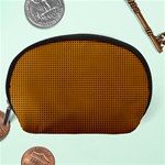 Metallic Mesh Screen 2-gold Accessory Pouch (Large) Back